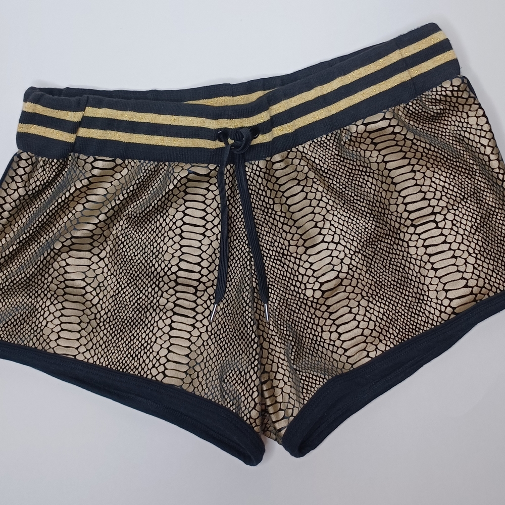 Andrew Christian Reptile Skin Metallic Trunks